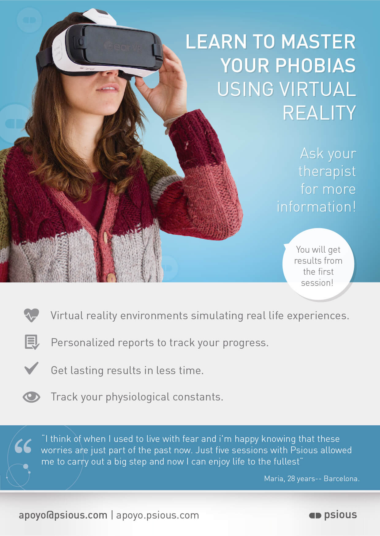 Learn to master your Phobias using Virtual Reality
