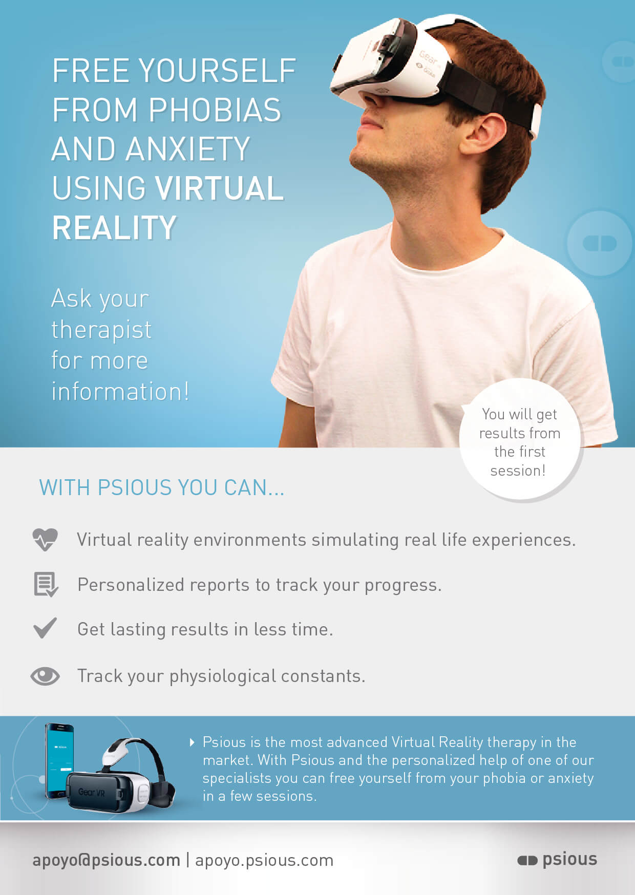 Free Yourself from Phobias and Anxiety using Virtual Reality